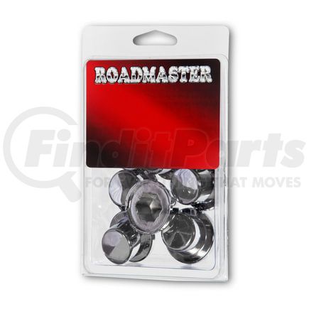 Roadmaster P034-10 Wheel Lug Bolt Cap 5/8" & 15mm x .954" Chrome ABS nut cover