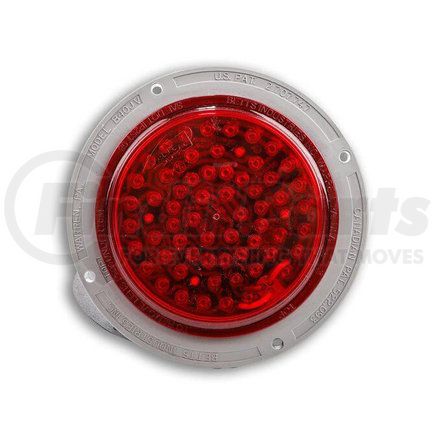 402039 by BETTS HD - 40 Series Brake / Tail / Turn Signal Light - Red LED Shallow 12-volt