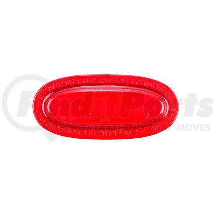 920049 by BETTS HD - Marker Light Lens - Fits 200 Series Lamps, Red Polycarbonate