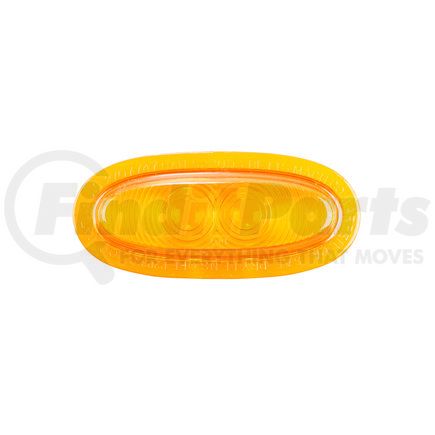 920050 by BETTS - Marker Light Lens - Fits 200 Series Lamps, Amber Polycarbonate