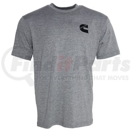 CMN4767 by CUMMINS - T-Shirt, Unisex, Short Sleeve, Sport Gray, Cotton Blend, Tagless Tee, Medium