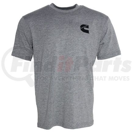 CMN4771 by CUMMINS - T-Shirt, Unisex, Short Sleeve, Sport Gray, Cotton Blend, Tagless Tee, 3XL