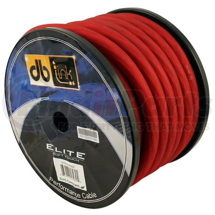 STPW0R50Z by DB LINK - Ground Wire, Soft Touch Power, 0 Gauge, Red, 50 ft.