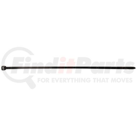 BCT8S by THE INSTALL BAY - Cable Tie - 8", Thin Black