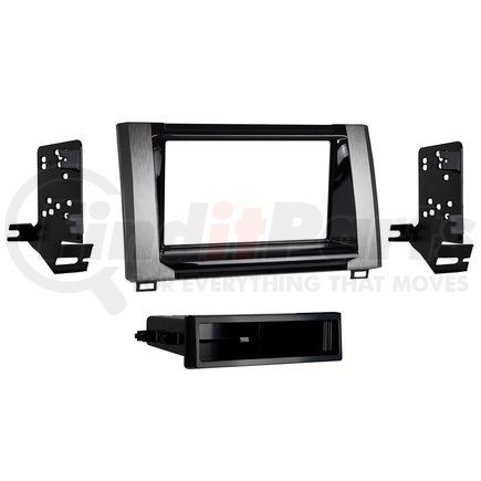 998252 by METRA ELECTRONICS - Radio Installation Dash Kit - Single/Double DIN, with Pocket