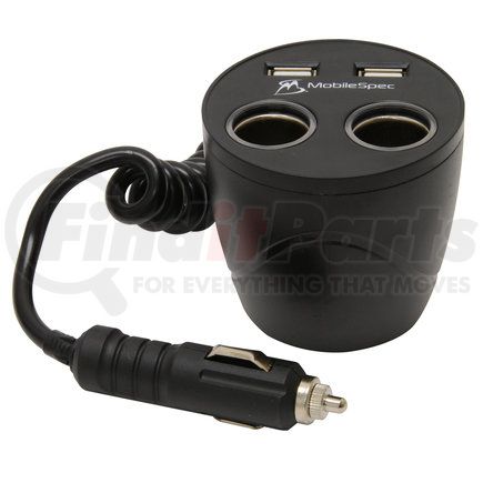 MSCUP22USB by MOBILE SPEC - Power Outlet Adapter - 12V, Socket