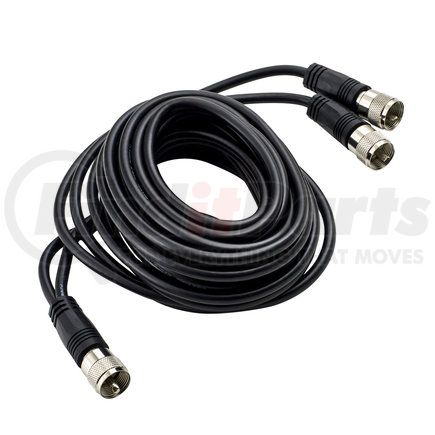 RP-12CCP by ROADPRO - Antenna - CB Antenna, RG-59A/U Coaxial Cable, 12 ft., with Molded PL-259 Connectors