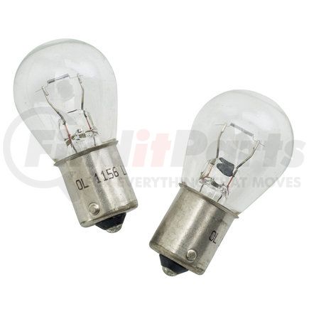 RP-1156LL by ROADPRO - Back-Up/Turn Signal Light Bulb - 12V, Clear, 1156 Long Life Bulbs