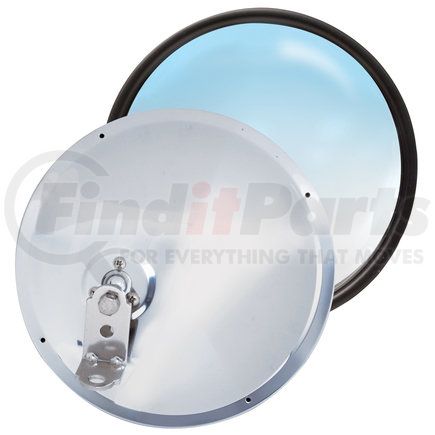 RP-19SOS by ROADPRO - Door Mirror - 8.5", Stainless Steel, Convex, Offset Stud