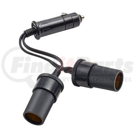 RP-223 by ROADPRO - Cigarette Lighter - Cigarette Lighter Splitter, 12V, 2-Socket