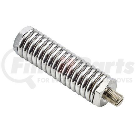 RP-311HD by ROADPRO - Antenna Shock Spring - 3" Heavy Duty, Chrome Plated, Steel, with Standard 3/8" x 24 Threads