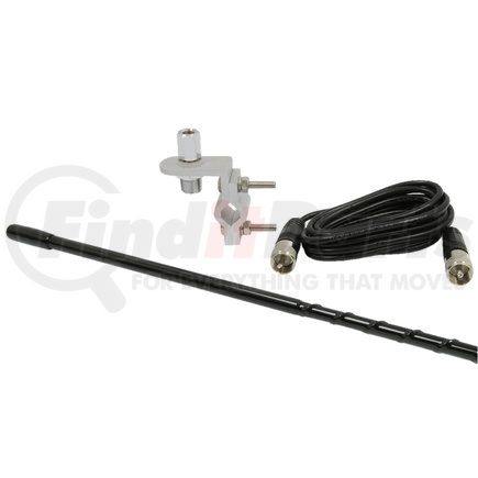 RP-83B by ROADPRO - Antenna - CB Antenna Kit, 3 ft., with 9 ft. Cable, Black, 20 Gauge Copper Wire
