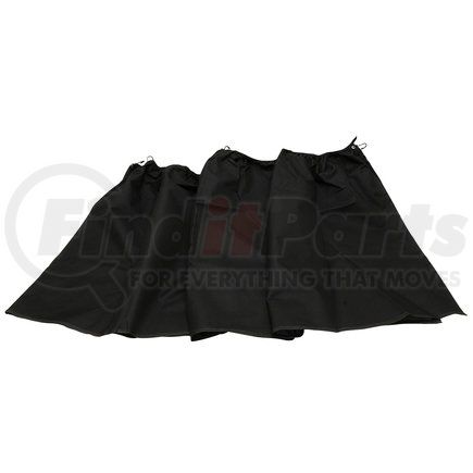 RPCC by ROADPRO - Privacy Curtain - Black, Single, 28" x 11 ft.
