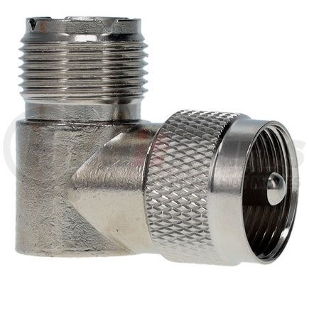 RPM-359 by ROADPRO - Electrical Connectors - L- Connector, 90 deg PL-259 to Female SO-239 Connector