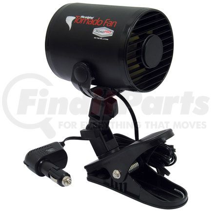 RPSC-857 by ROADPRO - Accessory Cabin Fan - Tornado Fan, 12V, with Mounting Clip