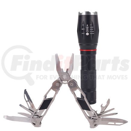 RP18071 by ROADPRO - Flashlight - with Cob Lantern and Bonus Pliers