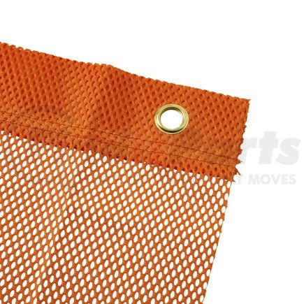 1818GO by ROADPRO - Safety Flag - Danger/Warning Flag, Orange Nylon Mesh, 18" x 18", with 2 Metal Grommets