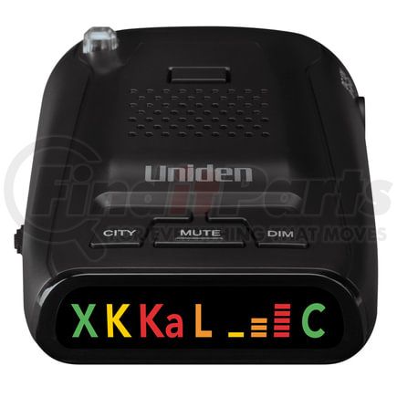 DFR1 by UNIDEN - Radar Detector, Long Range, with Icon Display/DC Charging Cable/Suction Mount