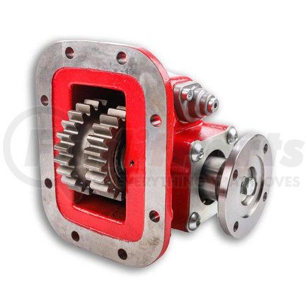 4100XJN011IC by BEZARES USA - Power Take Off (PTO) Assembly - Pneumatic Shifting, Standard Mounting, 8-Bolts, 105% Ratio