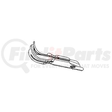 5109629AA by MOPAR - Exhaust Shield - Tailpipe, Third Row Tub