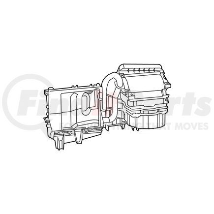 68232363AA by MOPAR - A/C And Heater Housing, for 2014-2022 Ram ProMaster 1500/2500/3500