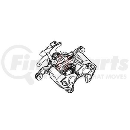 68591376AA by MOPAR - Disc Brake Caliper Assembly, RH, for 2022 Ram ProMaster 1500/2500/3500