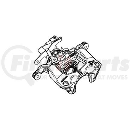 68603419AA by MOPAR - Disc Brake Caliper Assembly, LH, for 2022 Ram ProMaster 1500/2500/3500