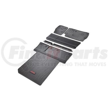 82216627AB by MOPAR - Trunk Mat - Black, For 2018-2022 Jeep Wrangler