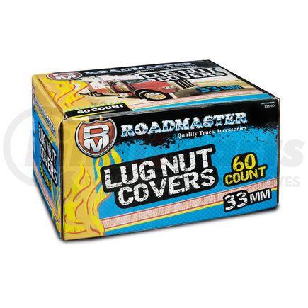 111-60 by ROADMASTER - 33MM Nut Covers (60 Pack)