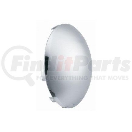 208S by ROADMASTER - Pointed stainless steel front hub cap with 6 multi-notch cutout & 3/8" lip. Fits 4, 5 and 6 notch hubs, for steel wheels 8-23/32"