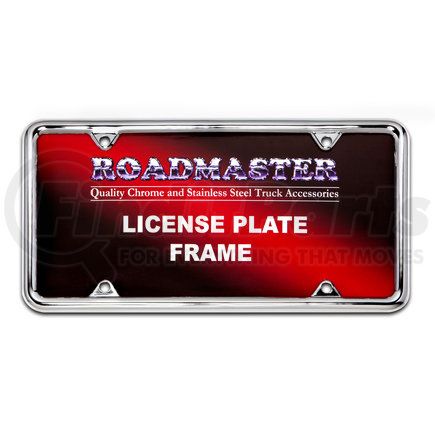 420 by ROADMASTER - License Plate Frame, Chrome - Toggle Extension for Switch Guards, Blue Jewel