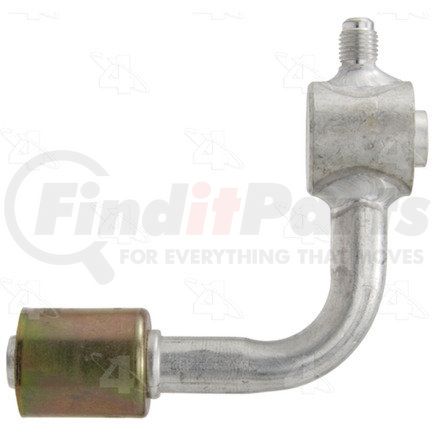 12523 by FOUR SEASONS - R12 Suction Compressor A/C Fitting