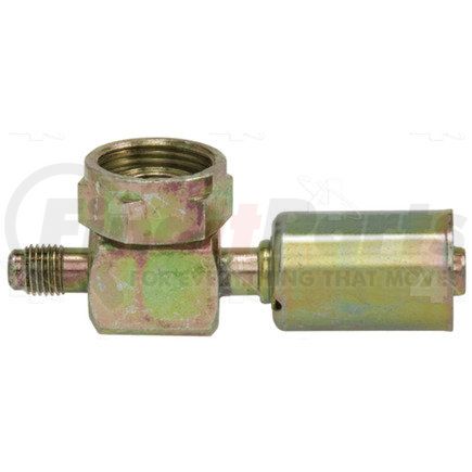 12769 by FOUR SEASONS - 90° Rotolock Short Dropo with R12 Service Port, Steel, Std. Dia. Beadlock