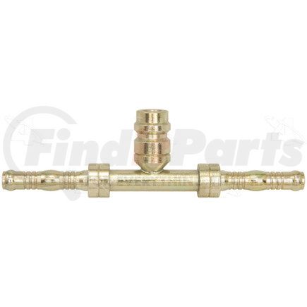 15107 by FOUR SEASONS - Burgaflex Straight Splice Hose Repair Fitting Kit w/High Side R134a Service Port