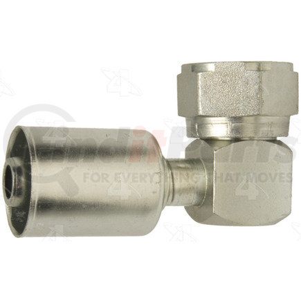 15211 by FOUR SEASONS - 90° Female O-Ring Short Drop, Steel, Standard Diameter Beadlock A/C Fitting