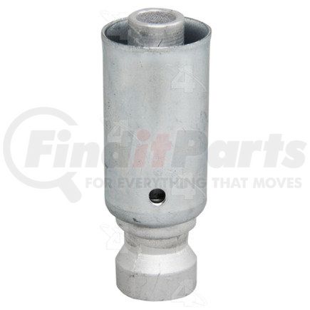 18236 by FOUR SEASONS - Braze-On Hose Connector (outer), Aluminum, Reduced Diameter Beadlock A/C Fitting