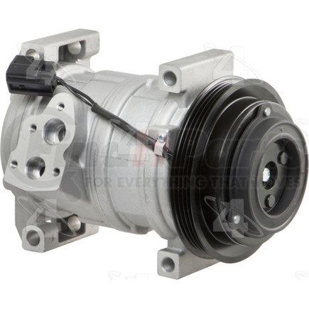 158351 by FOUR SEASONS - New Nippondenso 10S17F Compressor w/ Clutch