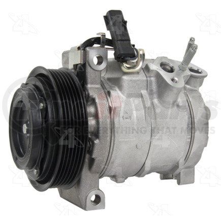 158343 by FOUR SEASONS - New Nippondenso 10SRE18C Compressor w/ Clutch