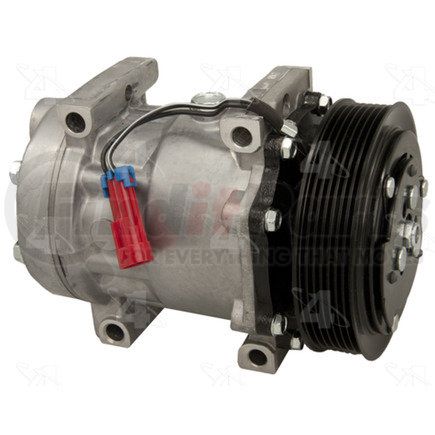 158502 by FOUR SEASONS - New Sanden/Sankyo SD7H15 Compressor w/ Clutch