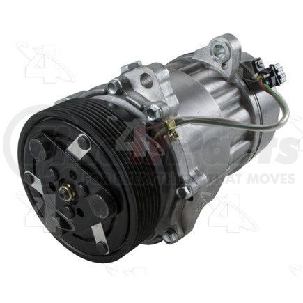 158503 by FOUR SEASONS - New Sanden/Sankyo SD7V16 Compressor w/ Clutch