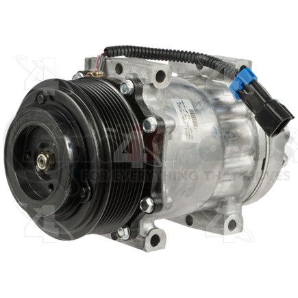 158534 by FOUR SEASONS - New Sanden/Sankyo SD7H15 Compressor w/ Clutch