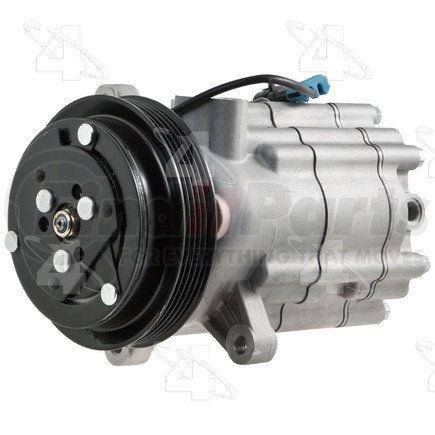 158541 by FOUR SEASONS - New York-Diesel Kiki-Zexel-Seltec DCV11J Compressor w/ Clutch