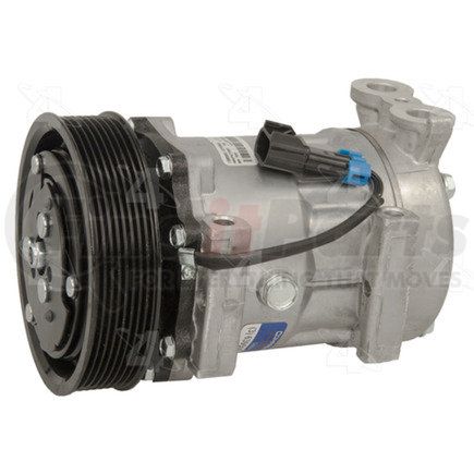 158505 by FOUR SEASONS - New Sanden/Sankyo SD7H15 Compressor w/ Clutch