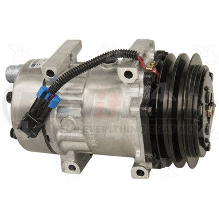 158554 by FOUR SEASONS - New Sanden/Sankyo SD7H15 Compressor w/ Clutch