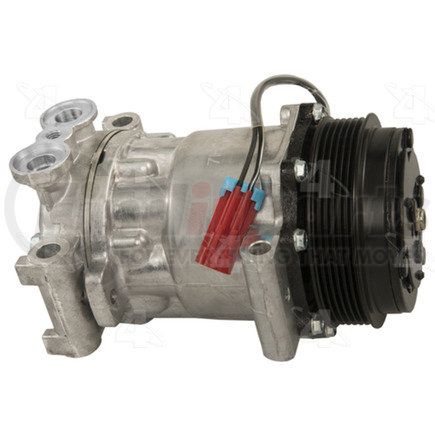 158566 by FOUR SEASONS - New Sanden/Sankyo SD7H15 Compressor w/ Clutch