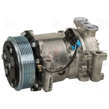 158567 by FOUR SEASONS - New Sanden/Sankyo SD7H15 Compressor w/ Clutch