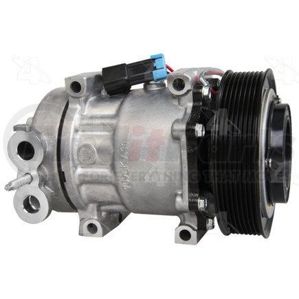 158568 by FOUR SEASONS - New Sanden/Sankyo SD7H15 Compressor w/ Clutch