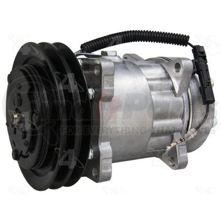 158577 by FOUR SEASONS - New Sanden/Sankyo SD7H15 Compressor w/ Clutch