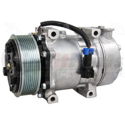 158569 by FOUR SEASONS - New Sanden/Sankyo SD7H15 Compressor w/ Clutch
