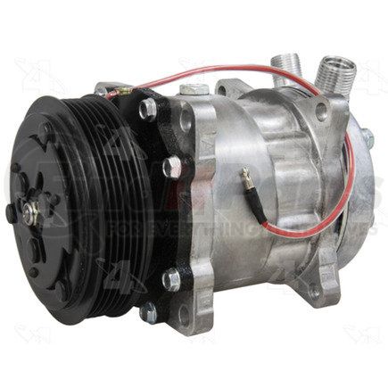 158570 by FOUR SEASONS - New Sanden/Sankyo SD7H13 Compressor w/ Clutch